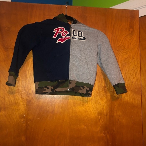 𝅺Ralph Lauren polo camo hoodie jacket hoody size 3T toddler kid - Picture 1 of 5